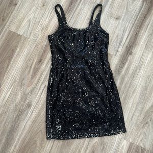 Sequin mini dress